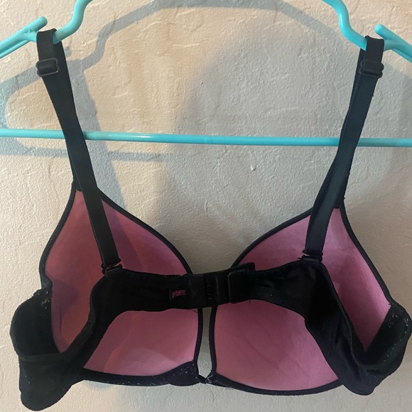 Victoria Secret Pink Black push up bra - Picture 2 of 2